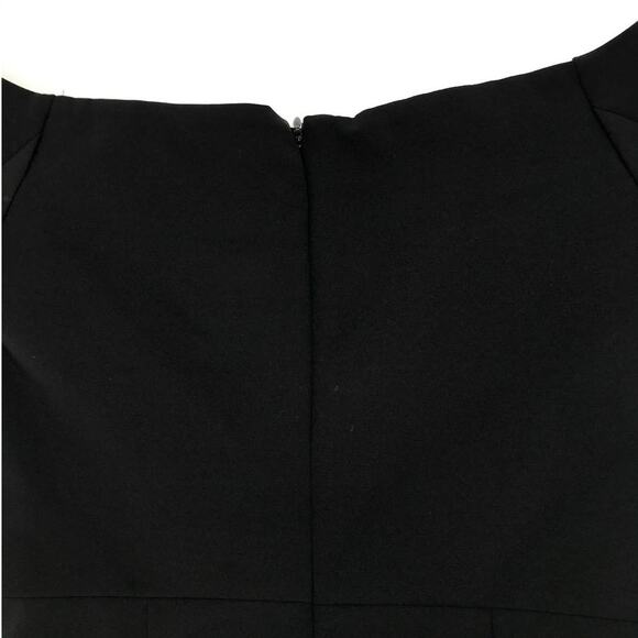 Line + Dot Cecil Black Off Shoulder Mini Dress M Party Stretch - Picture 6 of 8